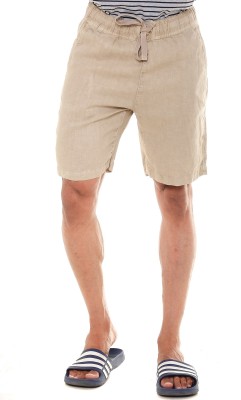 TWIST Self Design Men Beige Regular Shorts