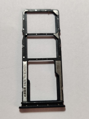 Shockware Sim Card Tray(Compatible With Poco C3 Black)