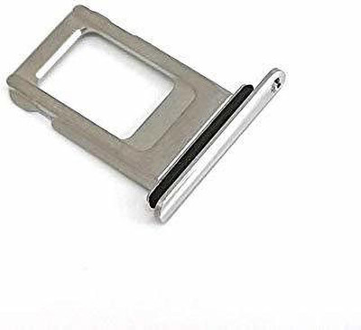 Spares4ever Sim Card Tray(Compatible With Apple iPhone Xs Max Silver)