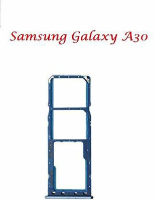 Spares4ever Sim Card Tray(Compatible With Samsung Galaxy A30 Blue)