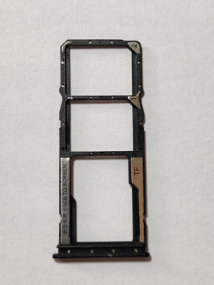 Shockware Sim Card Tray(Compatible With Redmi 9A Black)