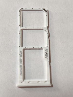 Shockware Sim Card Tray(Compatible With Samsung A21 White)