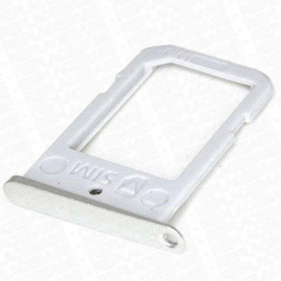 Spares4ever Sim Card Tray(Compatible With Samsung Galaxy S6 Silver)