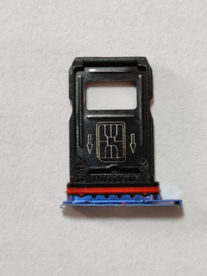 Shockware Sim Card Tray(Compatible With Oneplus 7T Pro Blue)