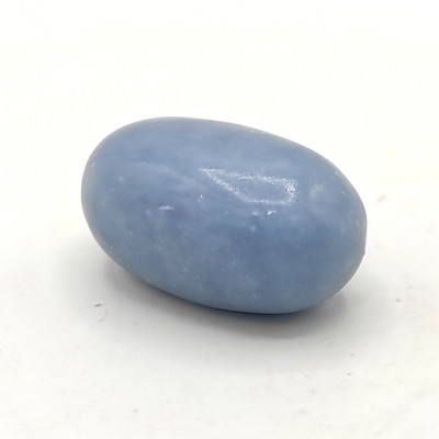 Plus Value Angelite Pocket Stone Regular Asymmetrical Crystal Stone(Blue 1 Pieces)