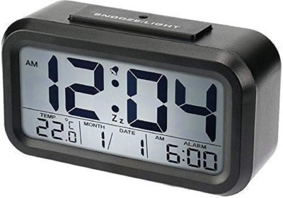 Fitaza Digital Black Clock
