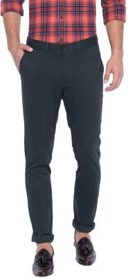 BASICS Tapered Men Dark Blue Trousers