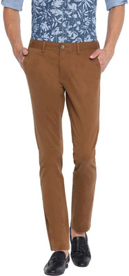 BASICS Tapered Men Khaki Trousers