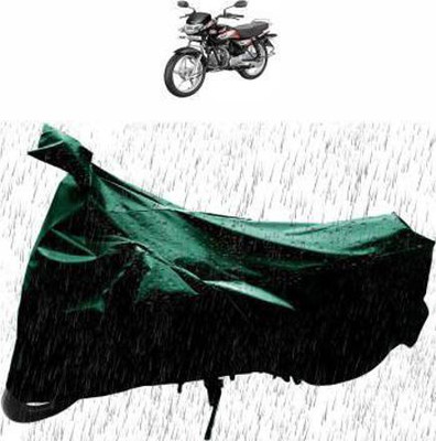 Reshvi World Two Wheeler Cover for Hero(HF Deluxe Eco, Green)