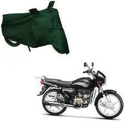 Reshvi World Two Wheeler Cover for Hero(Splendor Plus, Green)