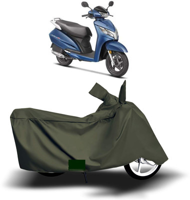 Reshvi World Two Wheeler Cover for Honda(Activa 6G, Green)