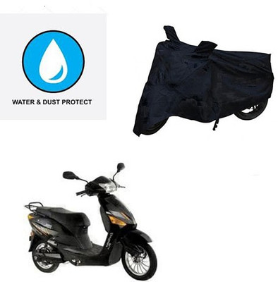Feel heaven Two Wheeler Cover for Hero(Electric Zippy, Black)