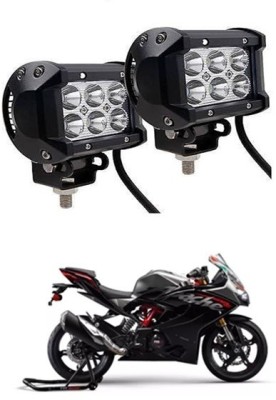 THE ONE CUSTOM FOG LIGHT 6 LED 18 WATT CREE KIT 009 Fog Lamp Motorbike LED (12 V, 18 W)(Apache RR 310, Pack of 2)