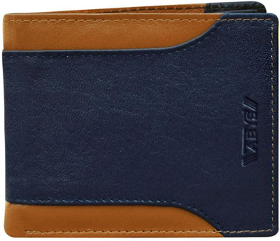 ABYS Men Tan Genuine Leather Wallet(8 Card Slots)