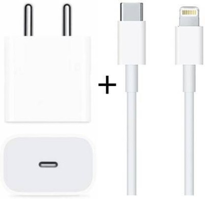 Jics 20 W 5 A Mobile Charger with Detachable Cable(White, Cable Included)