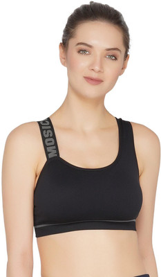 TOMKOT High Impact Gym Bra Women Minimizer Lightly Padded Bra(Grey)
