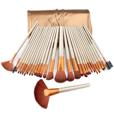 BELLA HARARO SkinPlus Makeup Brushes 32 Piece Golden Brown Makeup Brush Set Premium Synthetic Foundation Blending Face Powder Lipstick Eye shadow Make Up Brushes Set(Pack of 32) BELLA HARARO SkinPlus Makeup Brushes 32 Piece Golden Brown Makeup Brush Set Premium Synthetic Foundation Blending Face Powder Lipstick Eye shadow Make Up Brushes Set(Pack of 32)