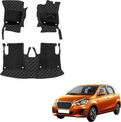 CARSHADE Leather 7D Mat For  Nissan Redi GO(Black)