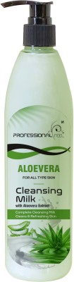 PROFESSIONAL FEEL Aloevera Cleansing Milk for Face & Body (suitable for all skin type) Milk Nourishment Diamond cleanser (Smooth Soft & Clean Skin) Face Wash(500 ml)