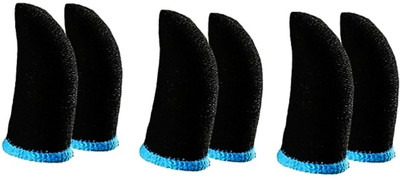 Tanishka Sleeve piece of 6,Breathable,Flexible,smooth for mobile operating & Gaming Finger Sleeve(Pack of 6)