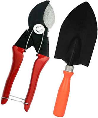 ERIN Garden Tool Sets Pack Of 2 Pcs ( Double cut with Hand Big Trowel ) Garden Tool Kit(2 Tools)