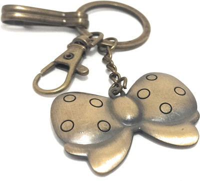 Key Era Butterfly Double Side hook Clip Antique Metal Keyring Key Chain