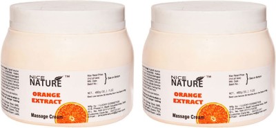 NICE NATURE Orange Extact Massage Cream (set of 2)(900 g)