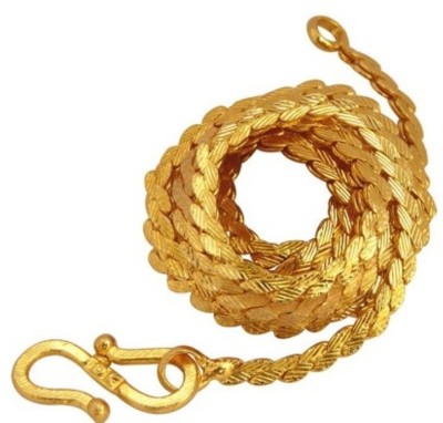 FashionCraft Daily Wear Stylish & Trendy Most Popular Beautiful Design Golden Gold-plated Plated Brass Chain