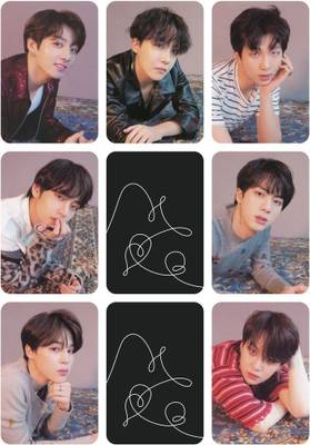 BTS Lomo Card BTS 4x6 inch photocard BTS Postcard BTS Photos 3D Poster  (6 inch X 4 inch)