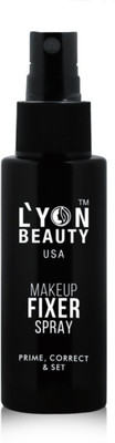 L'YON BEAUTY Makeup Fixer Spray Prime, Correct & Set Primer  - 50 ml(Transparent)