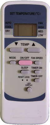 Nij Ac Remote Compatible for VOLTAS/VIDEOCON/ELECTROLUX/KELVINATOR No.152 Ac Voltas Videocon Electrolux Kelvinator Remote Controller(White)