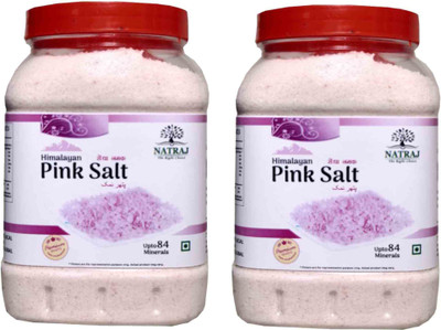 NATRAJ The Right Choice Himalayan Pink Salt for Digestion Rock Salt(2400 g, Pack of 2)
