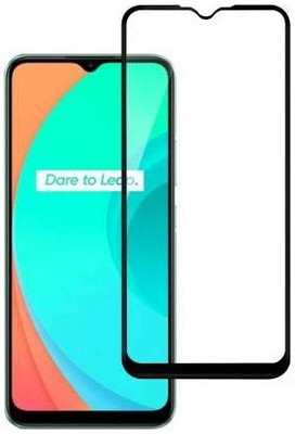 GDBUY Edge To Edge Tempered Glass for Realme C12(Pack of 1)