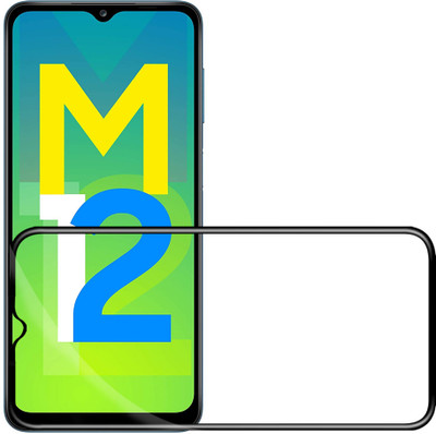 Flipkart SmartBuy Edge To Edge Tempered Glass for Samsung Galaxy M12, REALME C21Y(Pack of 1)