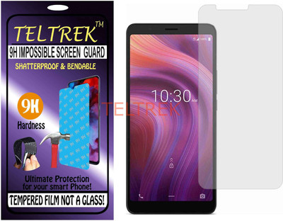 TELTREK Tempered Glass Guard for ALCATEL 3V (2019) (Flexible, Unbreakable)(Pack of 1)