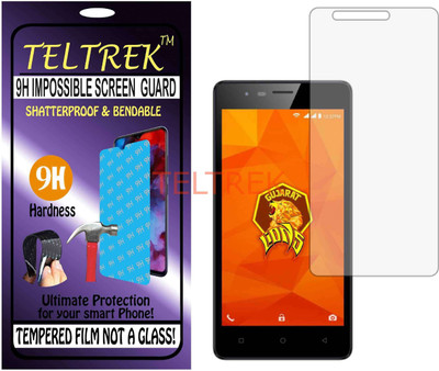 TELTREK Tempered Glass Guard for INTEX AQUA LIONS 4G (Flexible, Unbreakable)(Pack of 1)