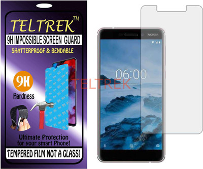 TELTREK Tempered Glass Guard for NOKIA 6.1 (Flexible, Unbreakable)(Pack of 1)