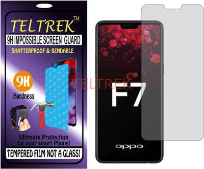 TELTREK Tempered Glass Guard for OPPO F7 (Flexible, Unbreakable)(Pack of 1)