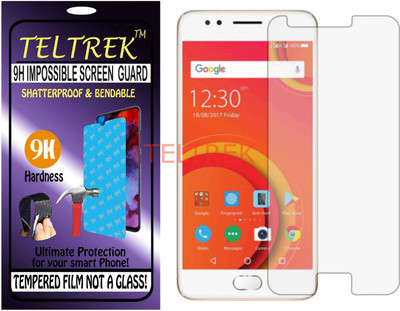TELTREK Tempered Glass Guard for COMIO S1 (Flexible, Unbreakable)(Pack of 1)