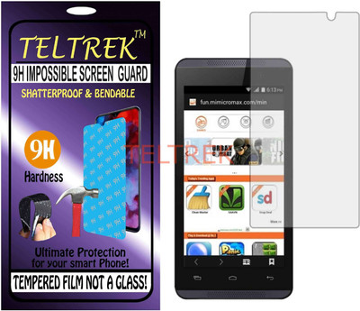 TELTREK Tempered Glass Guard for MICROMAX A107 (CANVAS FIRE 4) (Flexible, Unbreakable)(Pack of 1)