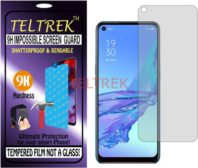 TELTREK Tempered Glass Guard for OPPO A53 CPH2127 (Flexible, Unbreakable)(Pack of 1)