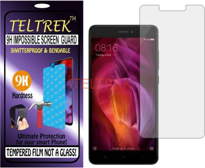 TELTREK Tempered Glass Guard for XIAOMI REDMI NOTE 4 (2017) (Flexible, Unbreakable)(Pack of 1)