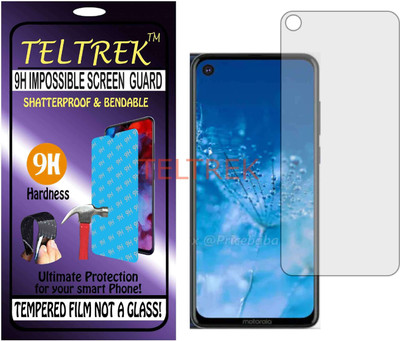 TELTREK Tempered Glass Guard for MOTOROLA MOTO P40 POWER (Flexible, Unbreakable)(Pack of 1)