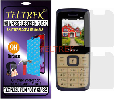 TELTREK Tempered Glass Guard for LAVA HERO 600 (Flexible, Unbreakable)(Pack of 1)