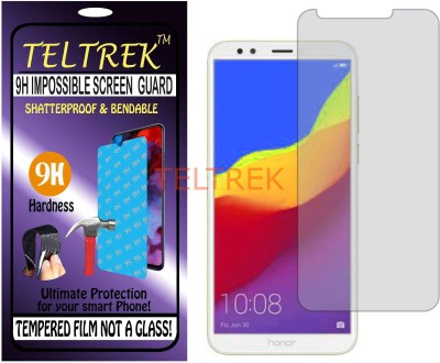 TELTREK Tempered Glass Guard for HUAWEI HONOR Y7 PRIME 2018 (Flexible, Unbreakable)(Pack of 1)