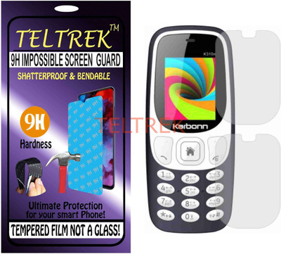 TELTREK Tempered Glass Guard for KARBONN K310N (Flexible, Unbreakable)(Pack of 1)