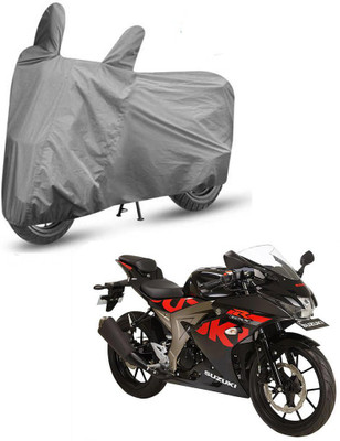 THE REAL ARV Waterproof Two Wheeler Cover for Suzuki(GSX R150, Grey)
