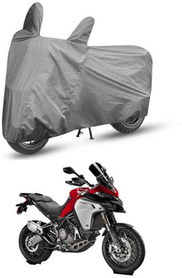 AutoGalaxy Two Wheeler Cover for Ducati(Multistrada, Grey)