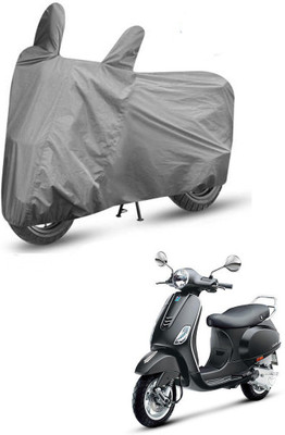 AutoGalaxy Two Wheeler Cover for Vespa(Vespa VXL, Grey)