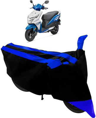 Flipkart SmartBuy Two Wheeler Cover for Honda(Dio, Black, Blue)
